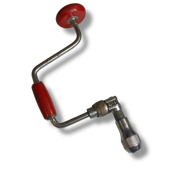 Vintage Hand Drill Lustre Line Products Philadelphia PA Tool 13 Inch - Picture 1 of 5